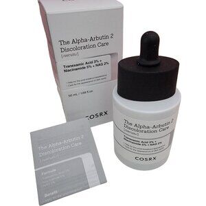 NEW COSRX 2% Alpha Arbutin Discoloration Care Face Serum